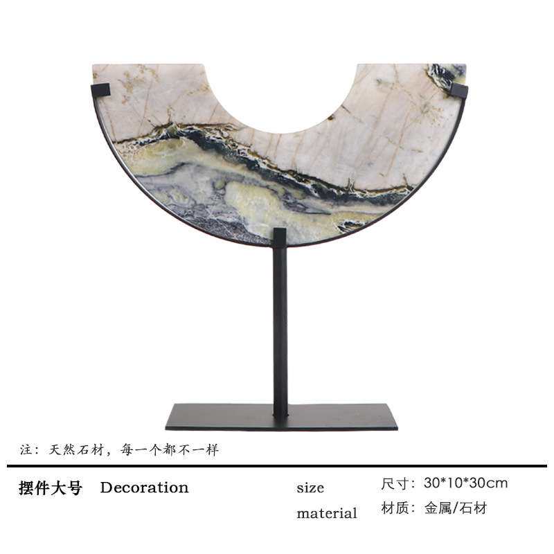 新中式家居摆设样板房间软装饰品高端茶室客厅酒柜玄关博古架摆件