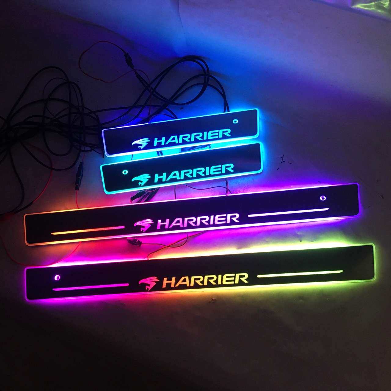 红外免破线加13模式切换适用凌放HARRIER门槛条带LED灯迎宾踏板