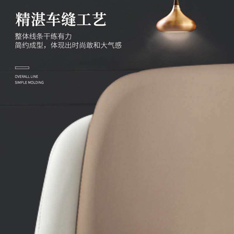 意式轻奢餐椅家用化妆靠背椅子简约洽谈椅售楼处办公室接待会客椅