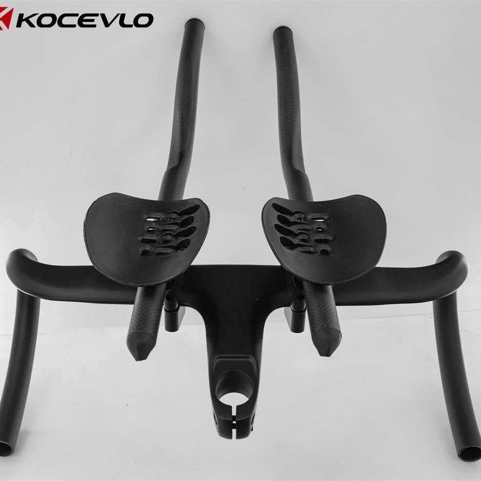 KOCEVLO自行车铁人三项碳纤维破风公路加长TT车把休息把