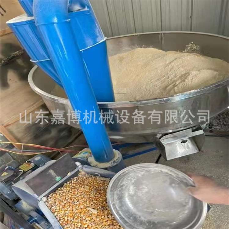 15马力柴油机带动 自进料锤片式粉碎机 花生秧树枝苜蓿草粉糠机