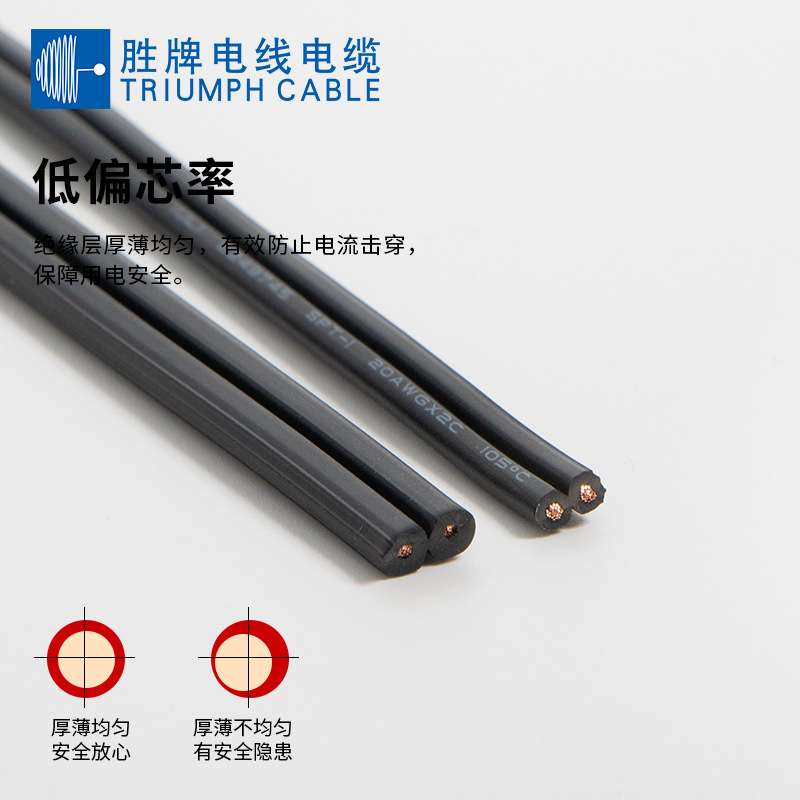 SPT-1并线 OD3.3*6.6公头线 电源线 spt-2-20号dc线材