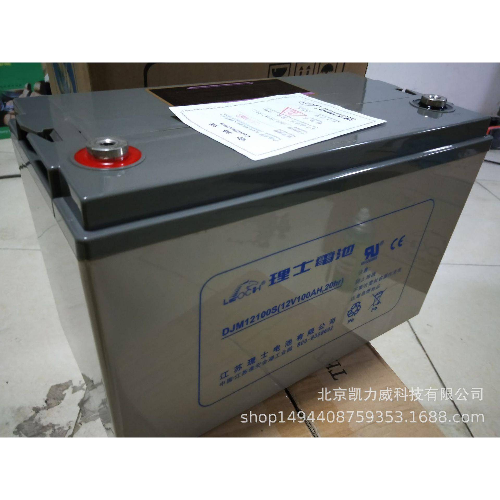 理士(LEOCH) DJM12100 不间断电源电池 12V100AH EPS铅酸蓄电池