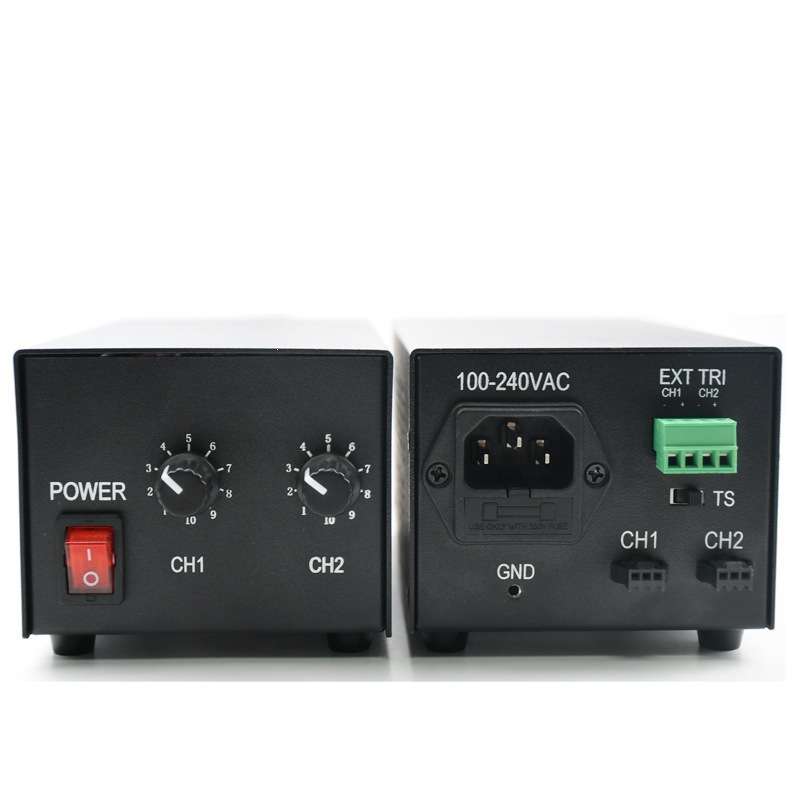 工业相机led光源亮度调节器24V模拟数字四通道机器视觉光源控制器