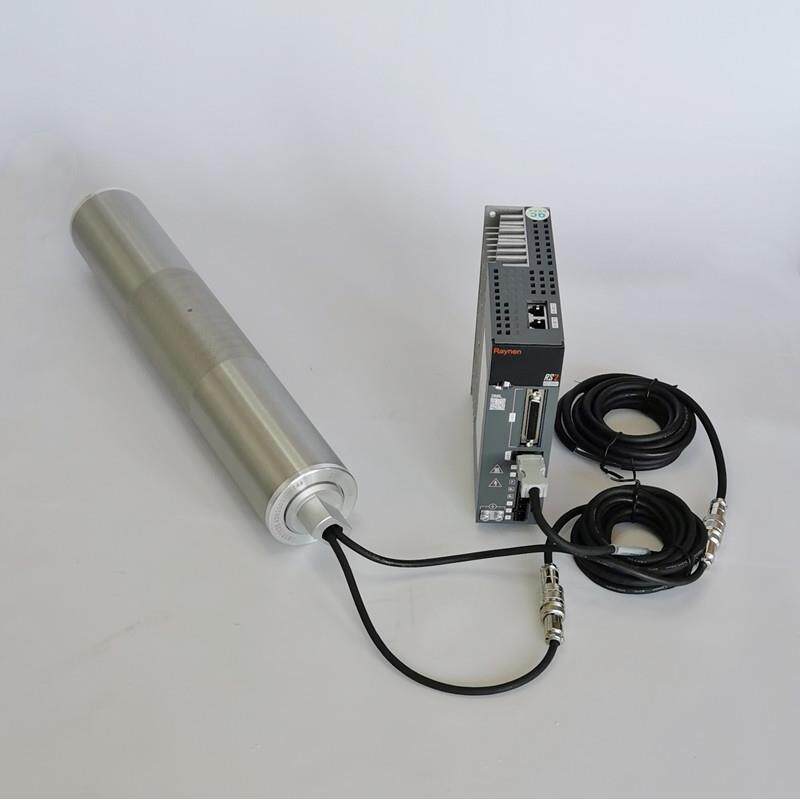 格瓦非标辊筒电机带编码器 立式安装 100W~2000W直流伺服电滚筒
