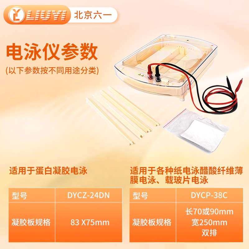 北京六一 DYCP-31DN 凝胶实验室电泳槽电源琼脂糖水平垂直电泳仪