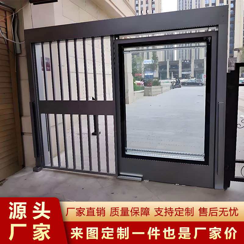 不锈钢电动智能栅栏门小区人行闸机通道自动感应刷卡人脸识别