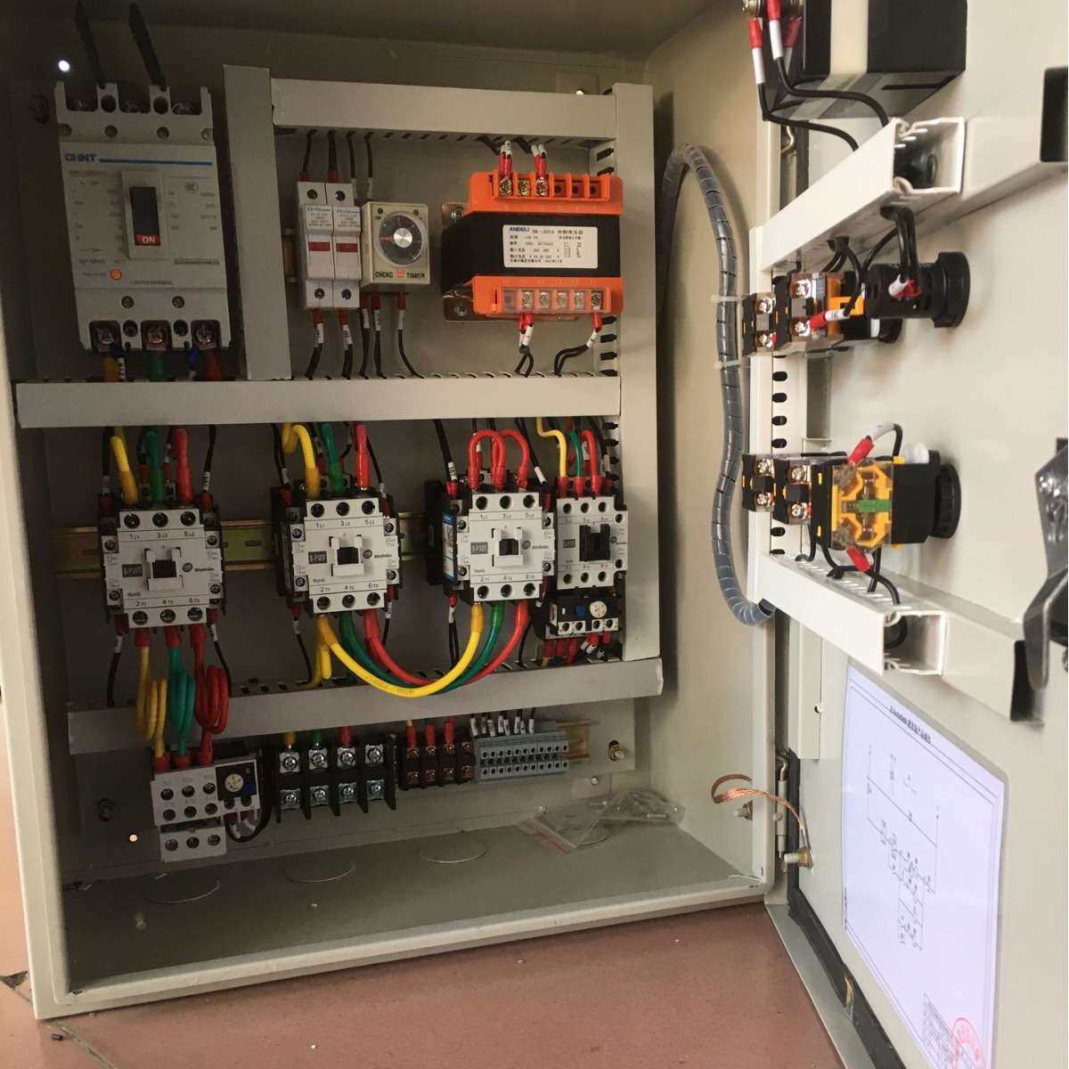 厂家定工业污水处理常规3KW/5KW/7KW一用一备控制箱污水控制箱
