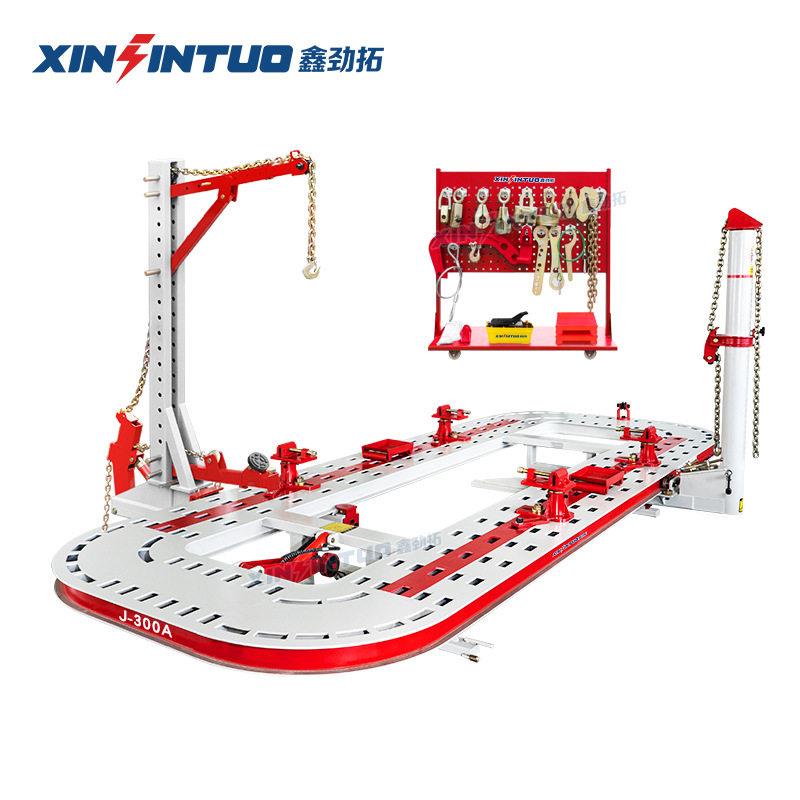 劲拓汽车大梁校正仪锰钢板车身钣金矫正维修平台frame machine