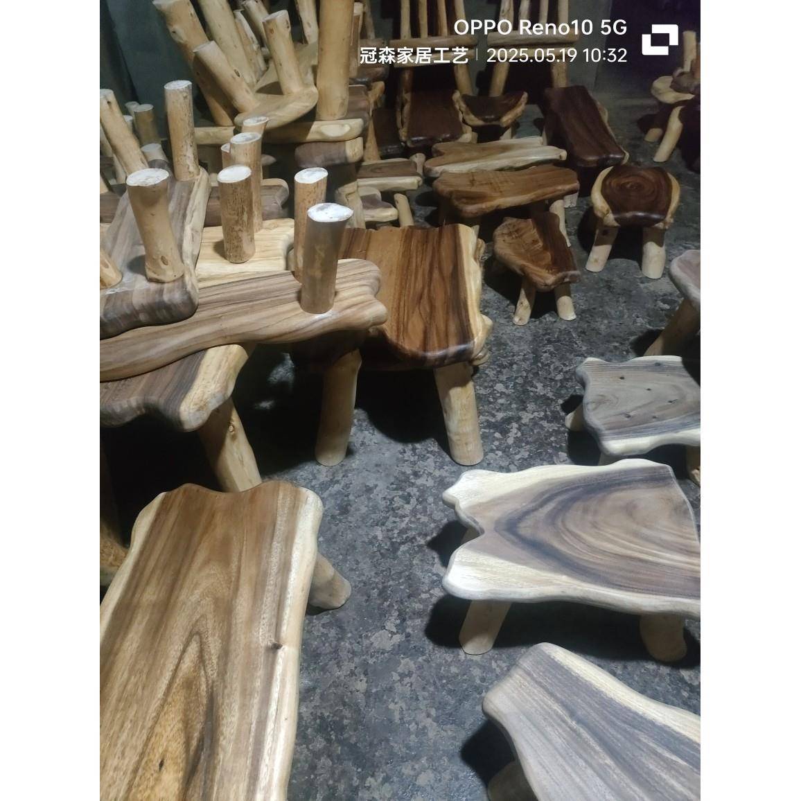 原木小木桩底座摆件树桩原木头杉树摄影拍照装饰道具展示实木