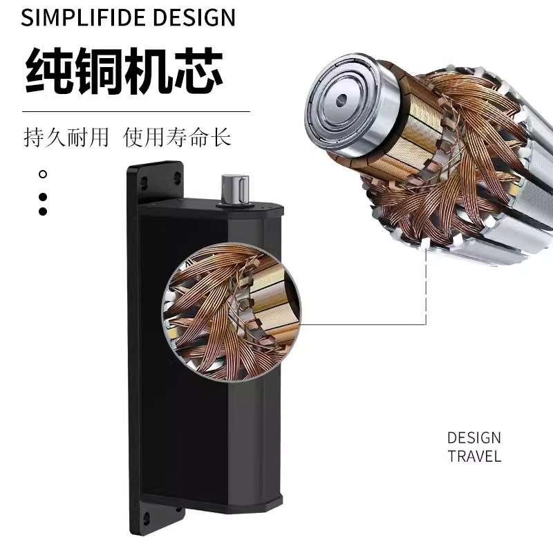 电动闭门器侧装铁门防火门自动防水门禁关门机室外庭院大门开门机