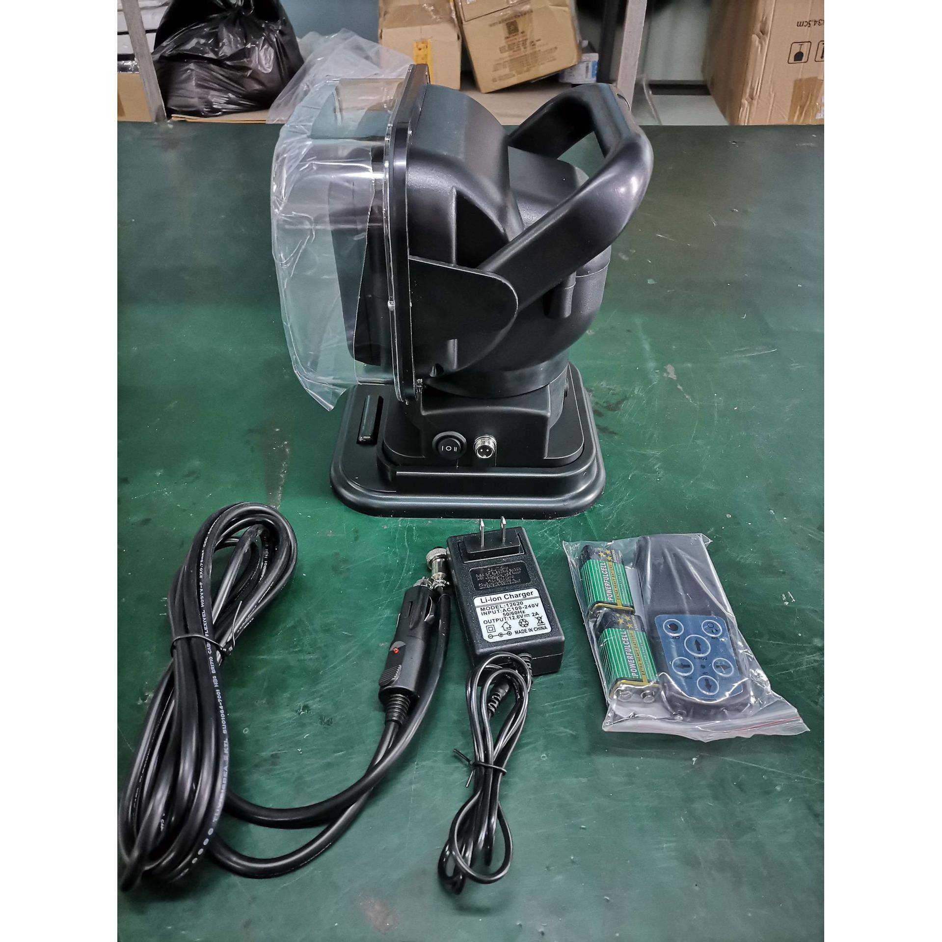 充电款车载遥控50w大功率遥控灯led工作检修灯工程车灯探照越野