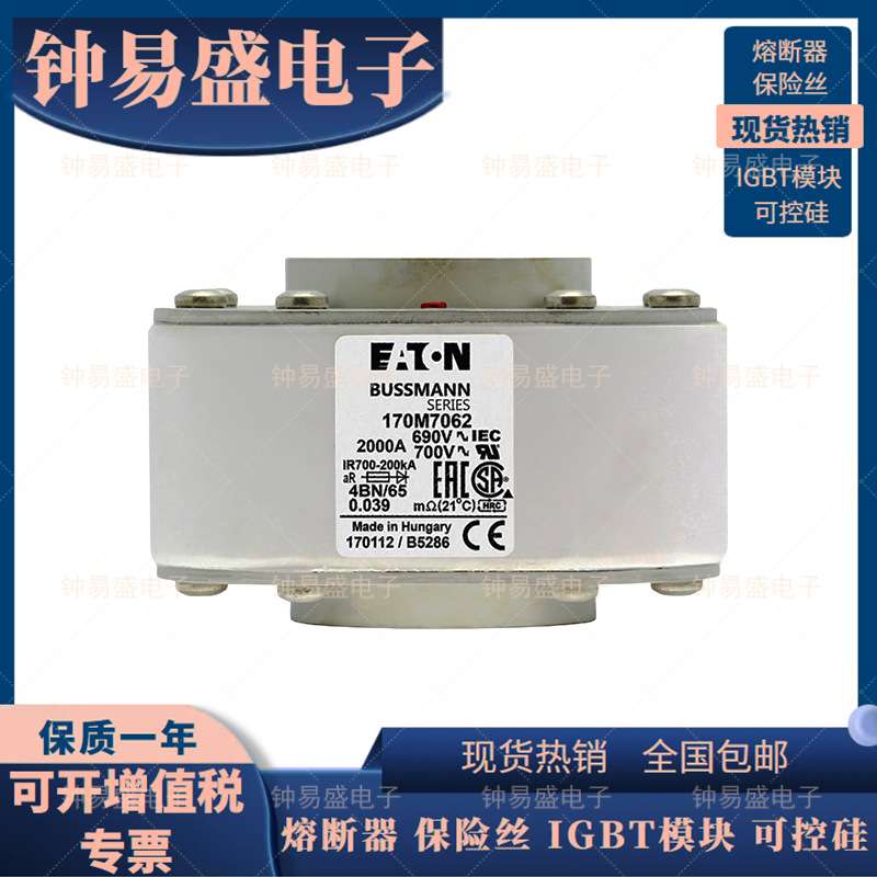 bussmann伊顿高速熔断器170M7062 170M8608 170M8610巴斯曼保险丝