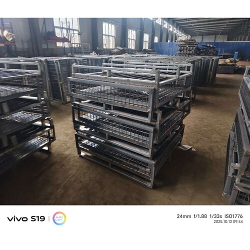 可口可乐雀巢瓶坯瓶盖周转用金属丝网镀锌热镀锌周转箱仓储笼