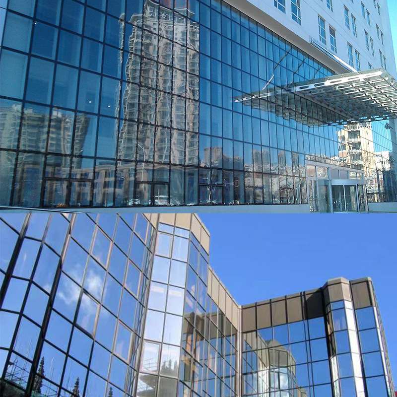 竖明横隐玻璃幕墙厂家直销及图纸深化设计出口安装施工均可承接