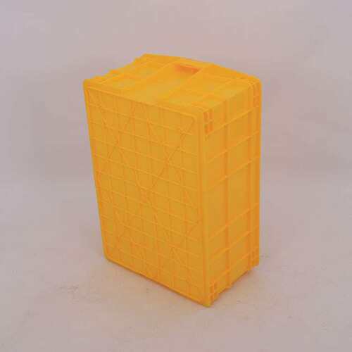 如顺塑业型号575-250塑胶周转箱 熟料蓝色塑胶周转箱子货架塑料箱