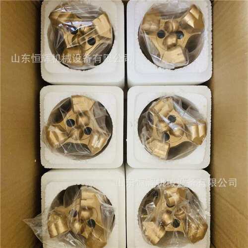 现货矿用三翼金刚石钻头 PDC复合片钻头133mm 三翼内凹75mm钻头