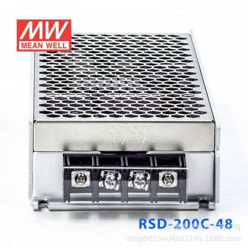 RSD-200C-48  28.8~67.2V 输入5 4.2A 输出铁道专用明纬DC-D电源