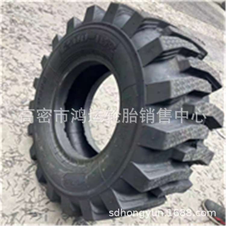 小型装载机轮胎10.00-12.00-14/90-16 R16半实心加深花纹16/70R20