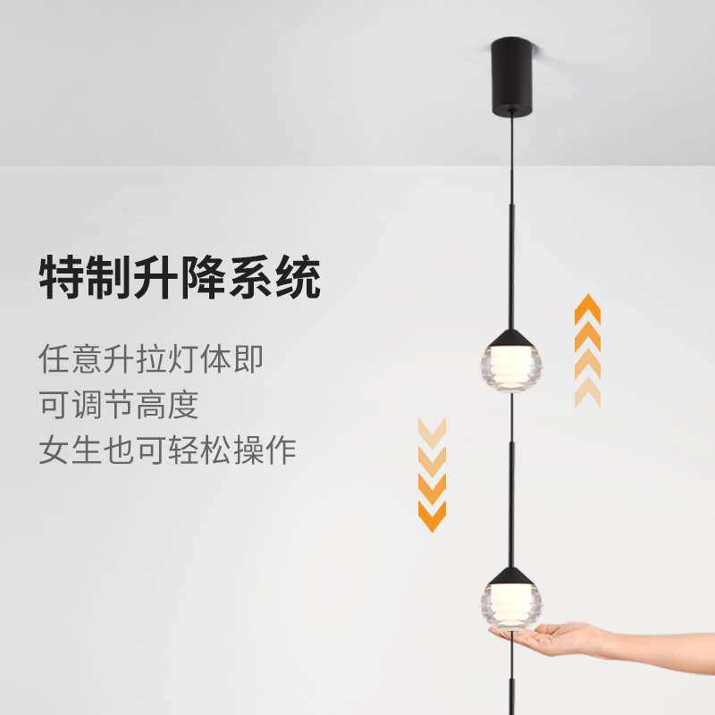 大观园吊灯现代简约创意个性设计师客厅背景灯装饰卧室床头灯125L