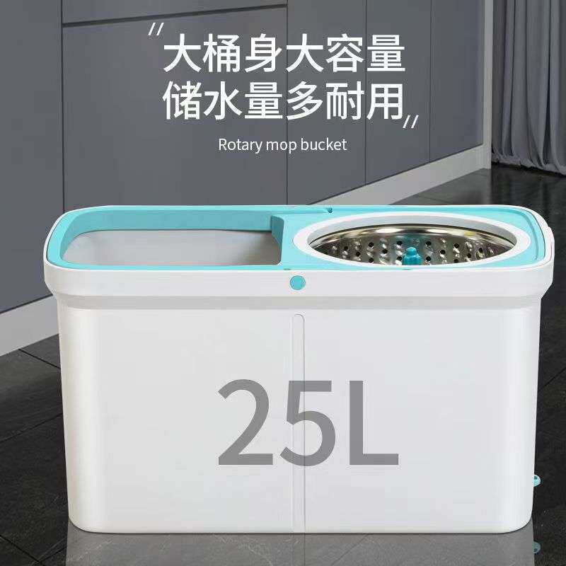 F5双驱动旋转拖把干湿两用一拖净免手洗悬浮桶拖布懒人拖地神器