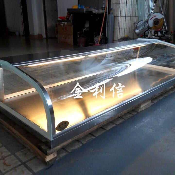 金利信牌台式单层熟食鸡腿保温加热柜蝴蝶酥电热展示柜