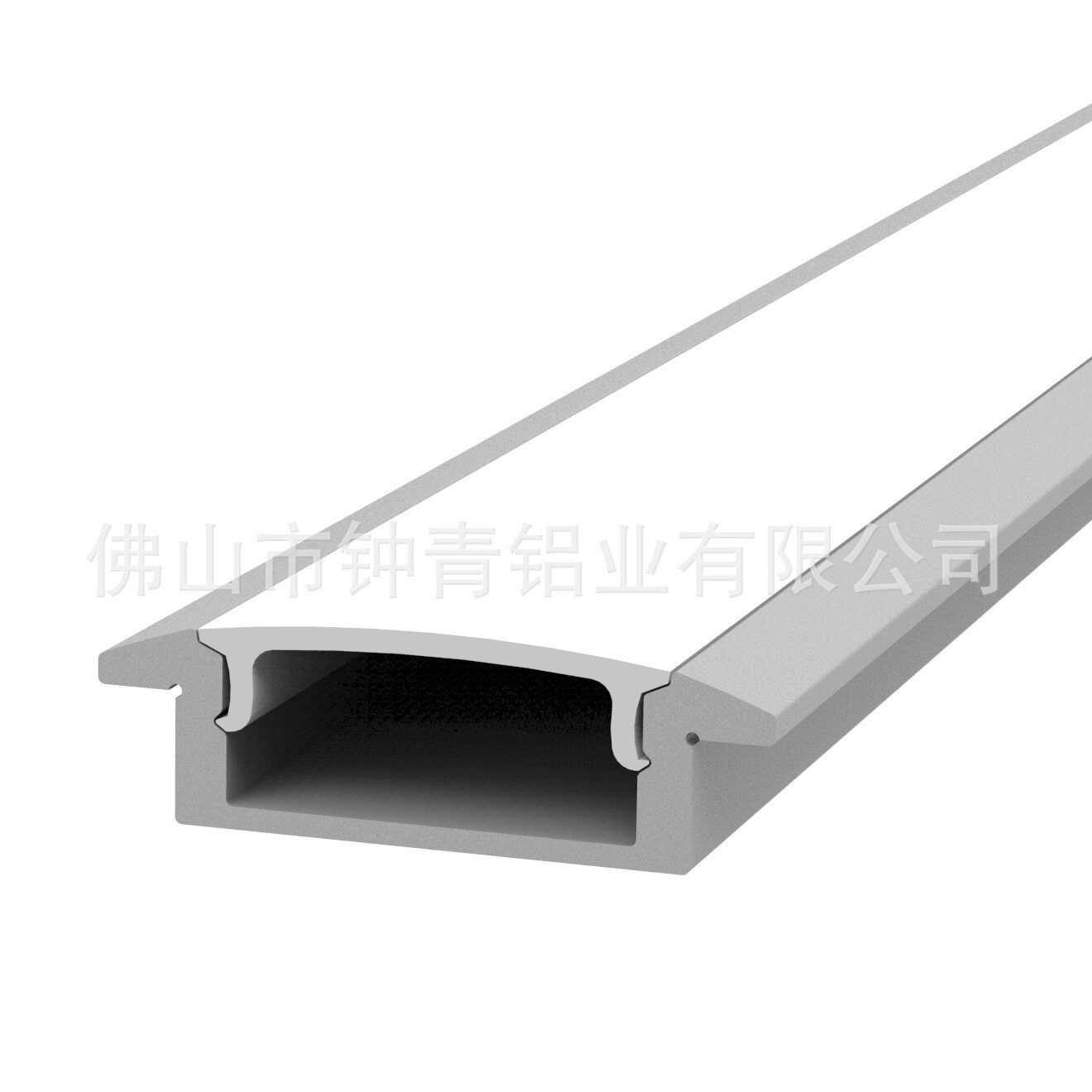 LED硬灯条外壳直角线型铝槽橱柜灯套件珠宝柜灯箱铝材A型铝条