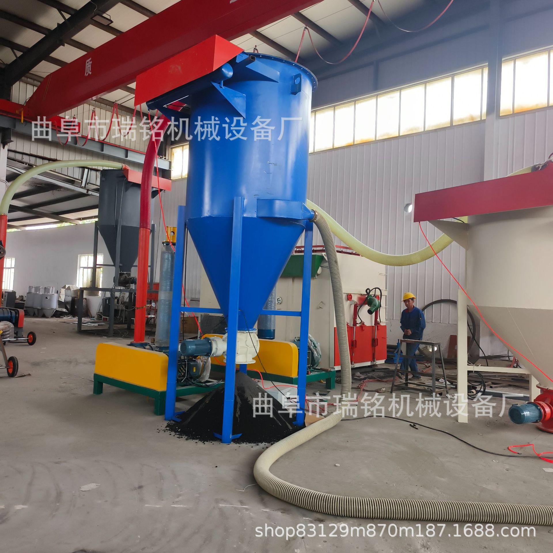 瑞铭150型移动牵引气力吸砂机