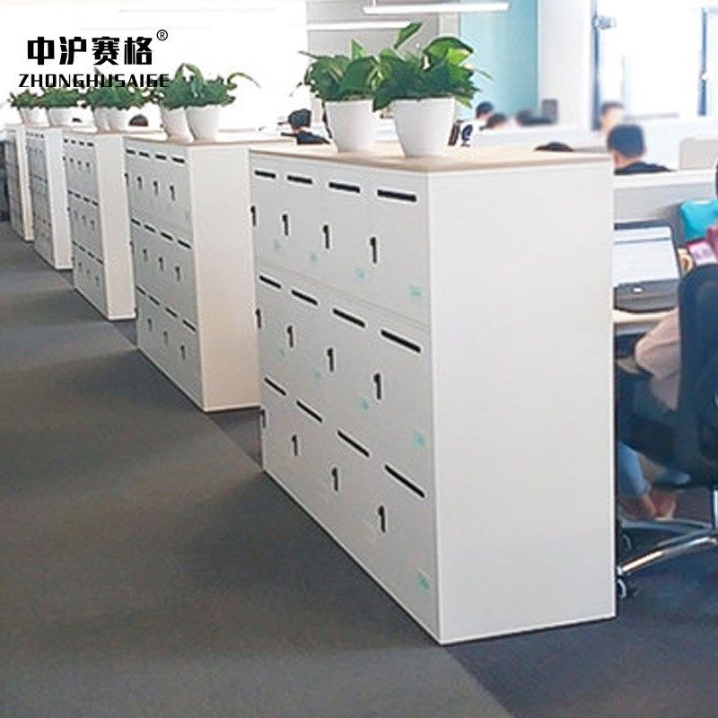 文件柜信报箱铁皮储物矮柜标签式档案保密资料收纳柜子密码锁办公