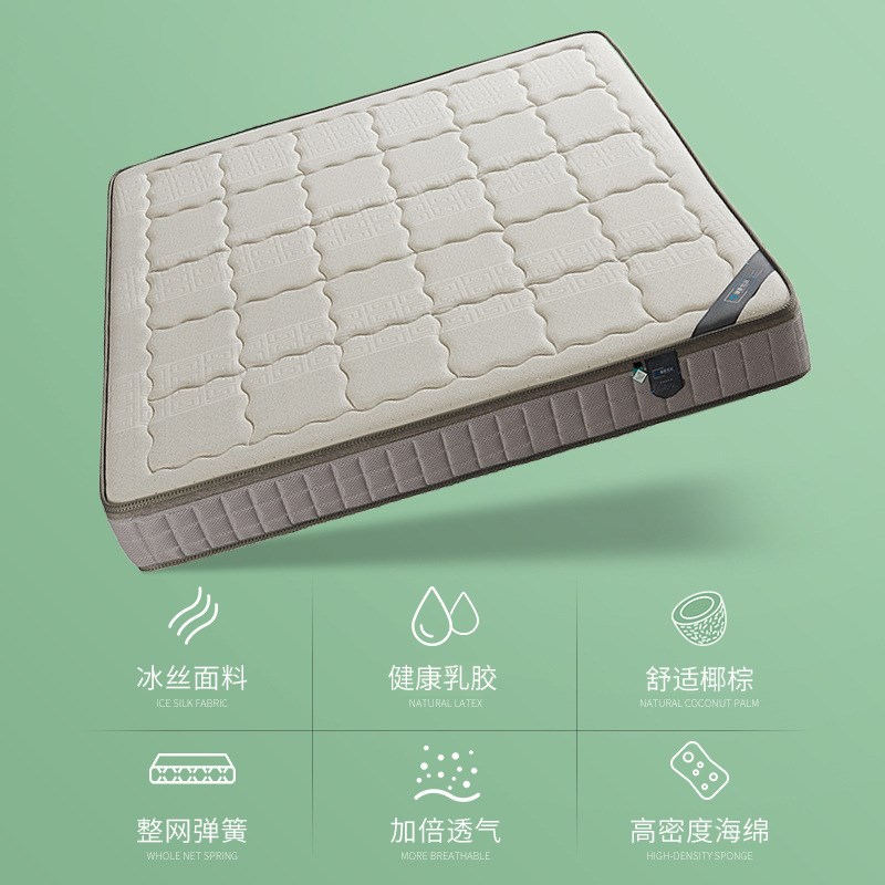 椰棕乳胶弹簧床垫多功能可拆卸两用床垫经济型垫子SM308