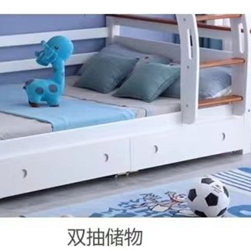 全实木上下床双层床上下铺儿童床家用高低床大人小孩子母床储物床