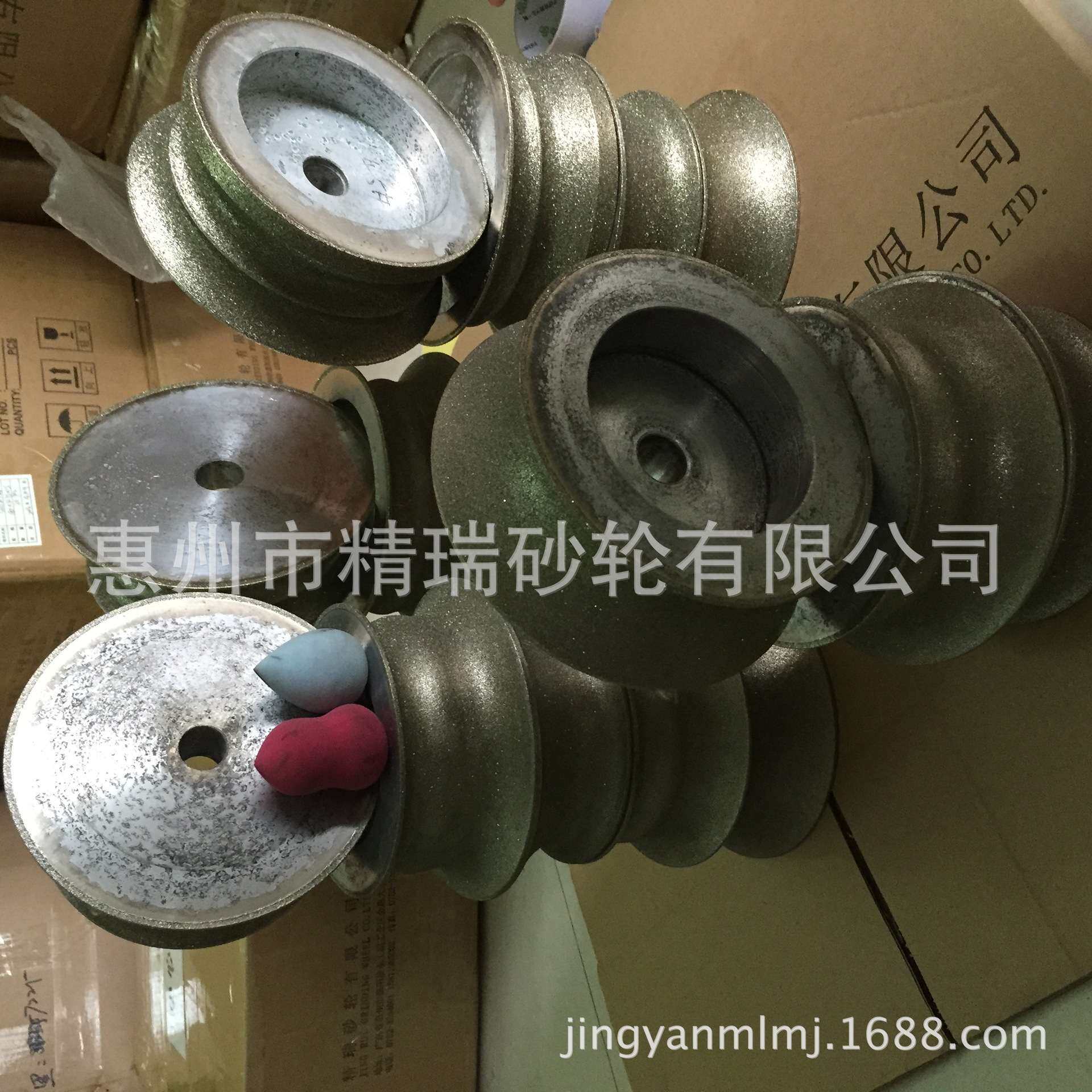 砂轮厂家开发配套亲水性粉扑各种形状砂轮,精准成型耐用形状稳定