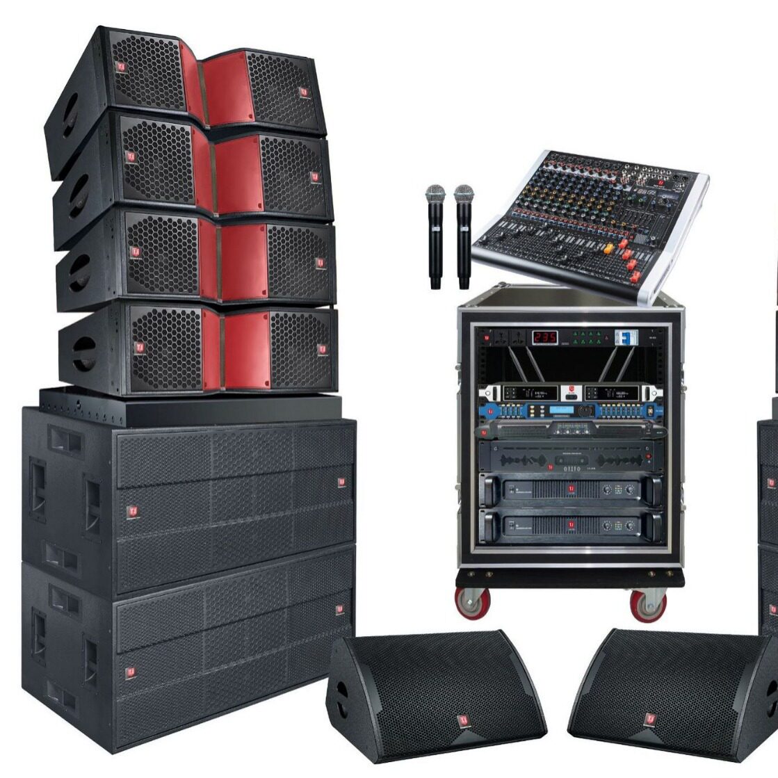 T.IProAudio2分频线阵舞台