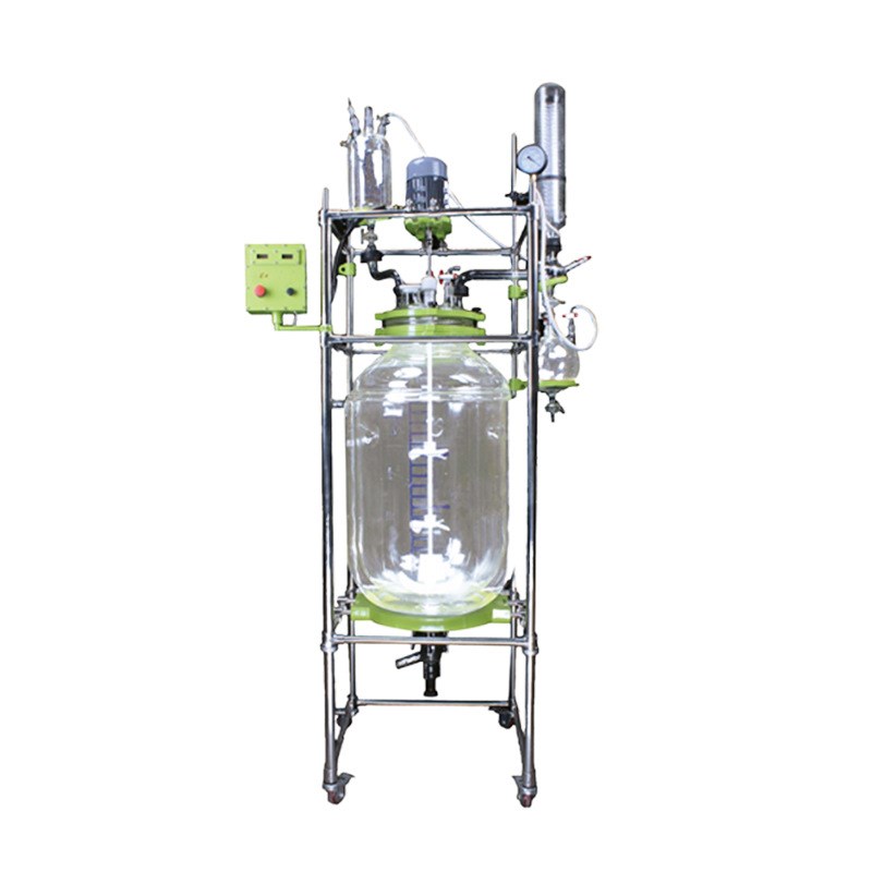 杜甫仪器生产5L,10L20L,30L,A50L,100L实验室防爆双层玻璃反应釜