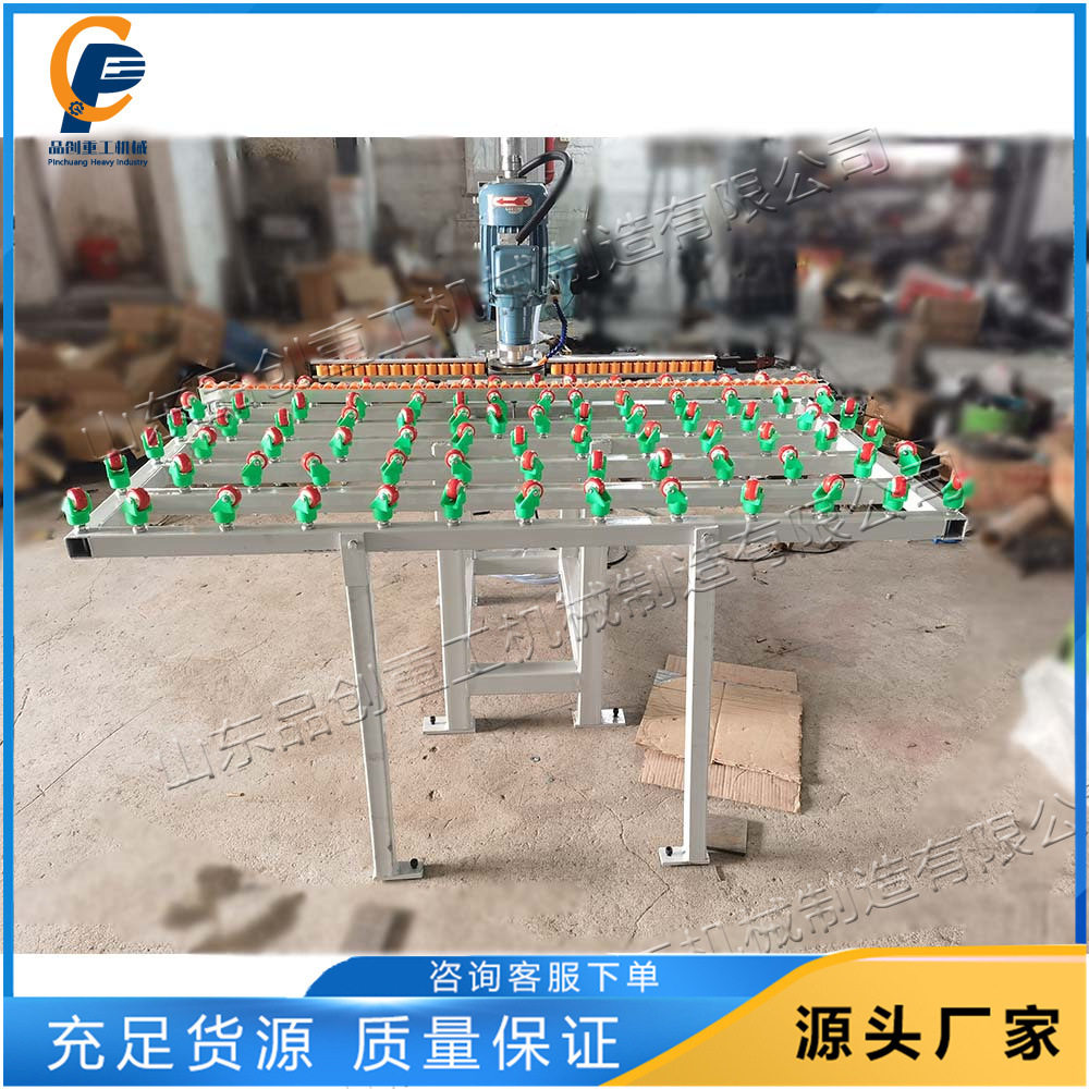 单头小型直线磨边机 台式门窗玻璃粗磨机 中空玻璃直线鸭嘴边机