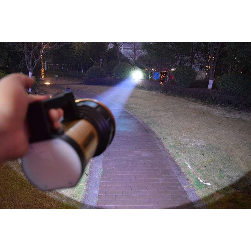 小太阳S024超亮500W多功能可充电手提式探照灯手电筒户外探洞夜骑