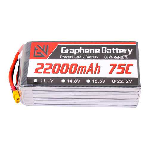 GW航模电池A品6S 22.2V 22000MAh 75C穿越机13寸/15寸高倍率电池