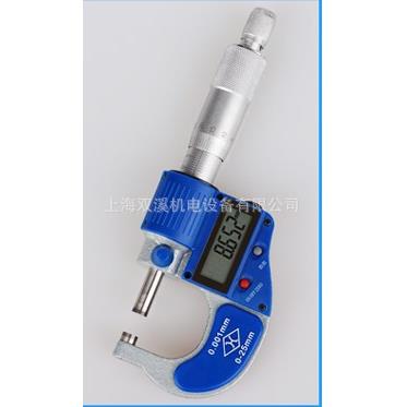 上量数显外径千分尺螺旋测微器电子带刻线0-25 25-100mm0.001精度图片