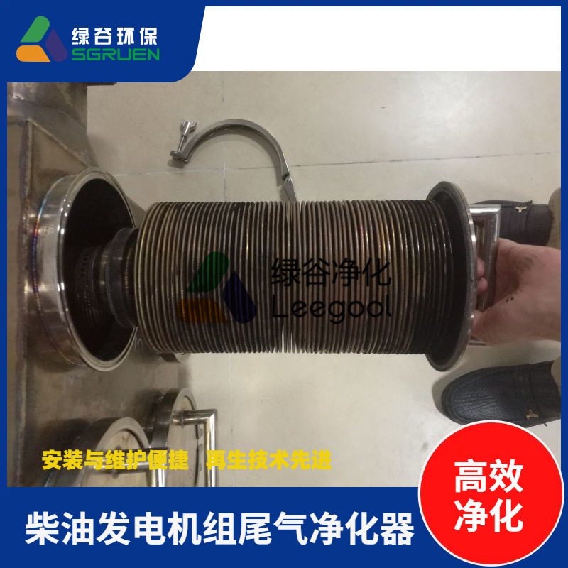 绿谷净化12寸法兰颗粒捕集器