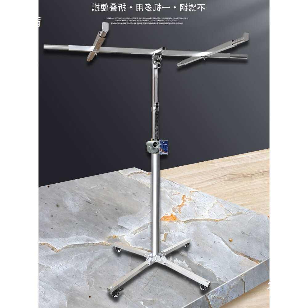 吊顶上板神器石膏板升降机支架装修手摇电动电锤打孔支架便携升降