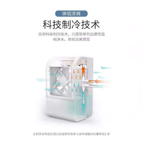 SL406单人-朗慕单人水冷床垫 学生宿舍降温 制冷凉垫 制冷冰垫