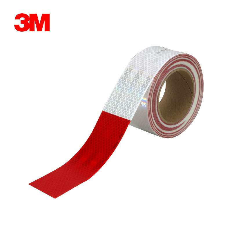3M 983-326 红白车身反光标识坚硬耐候汽车反光膜（多款）