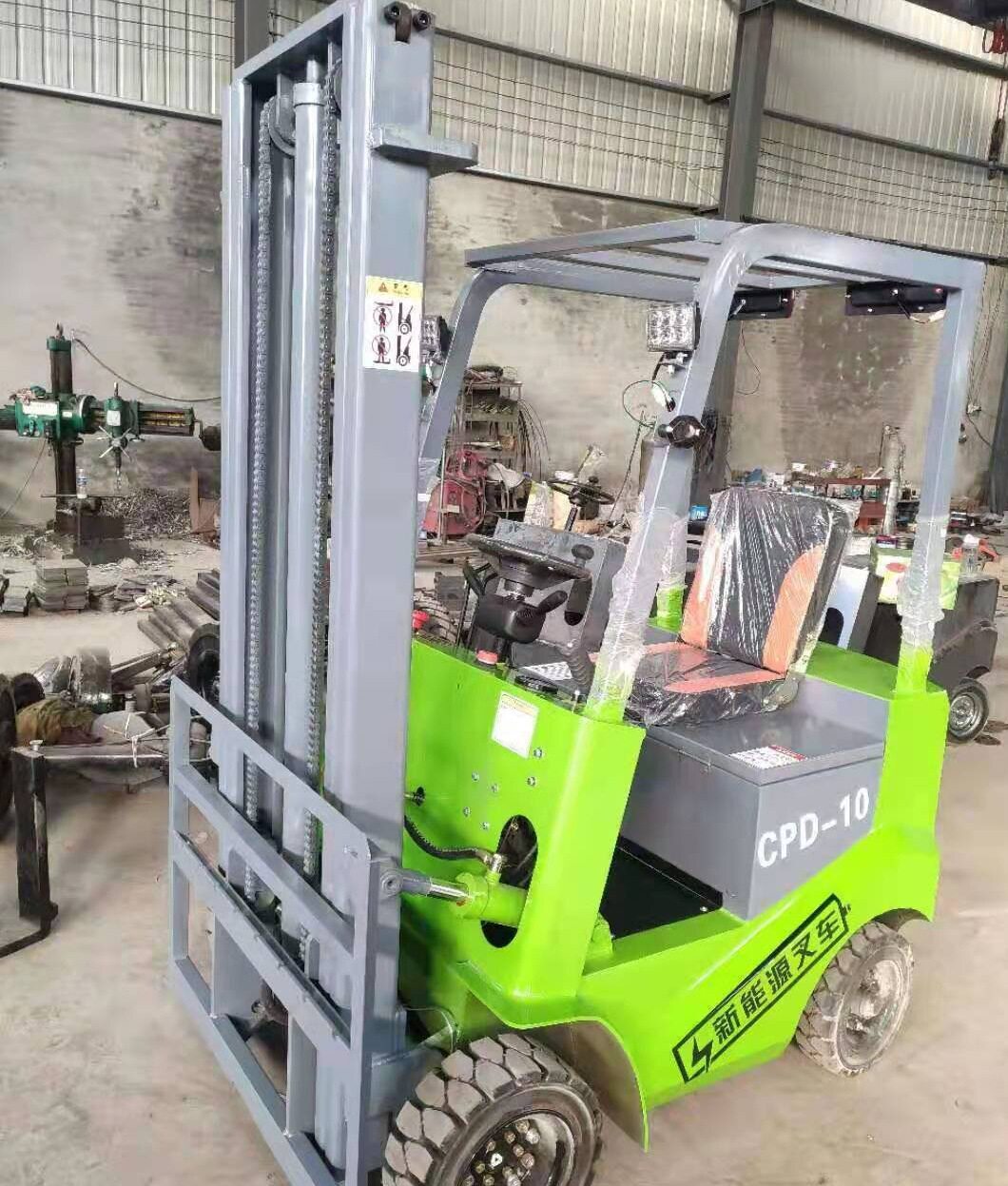 正频四轮座驾式电动叉车2吨小型堆高车1.5吨铲车3吨电动叉车