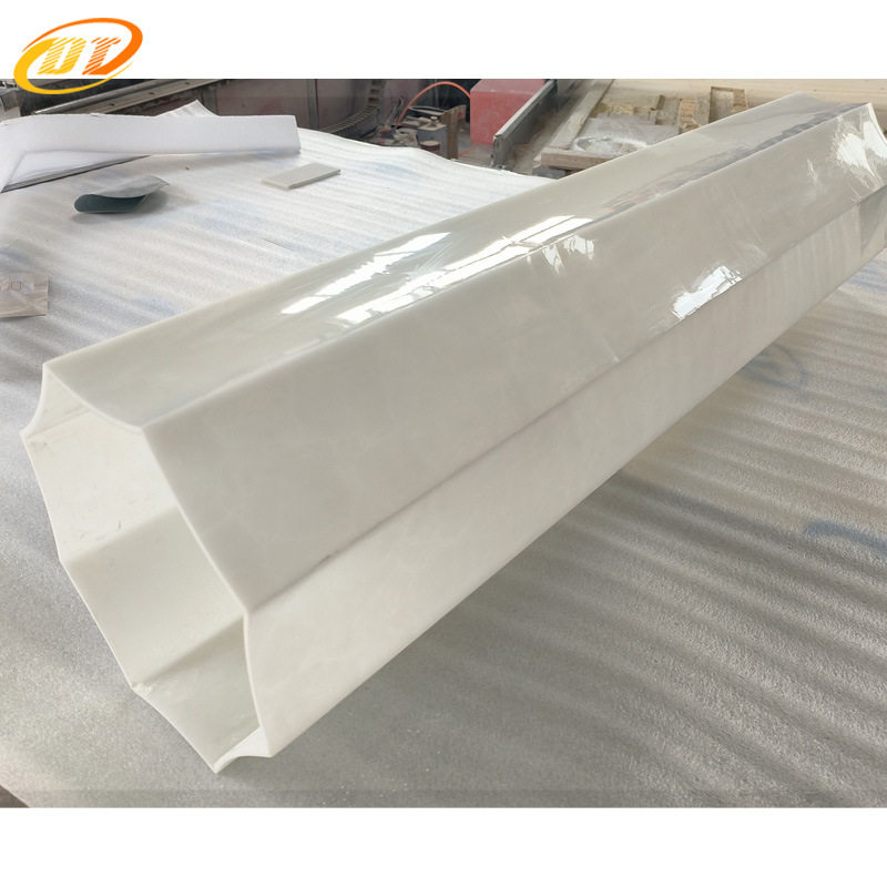 云石灯箱发光灯柱 人造透光石造型 壁灯 马路灯 台灯小圆筒加工