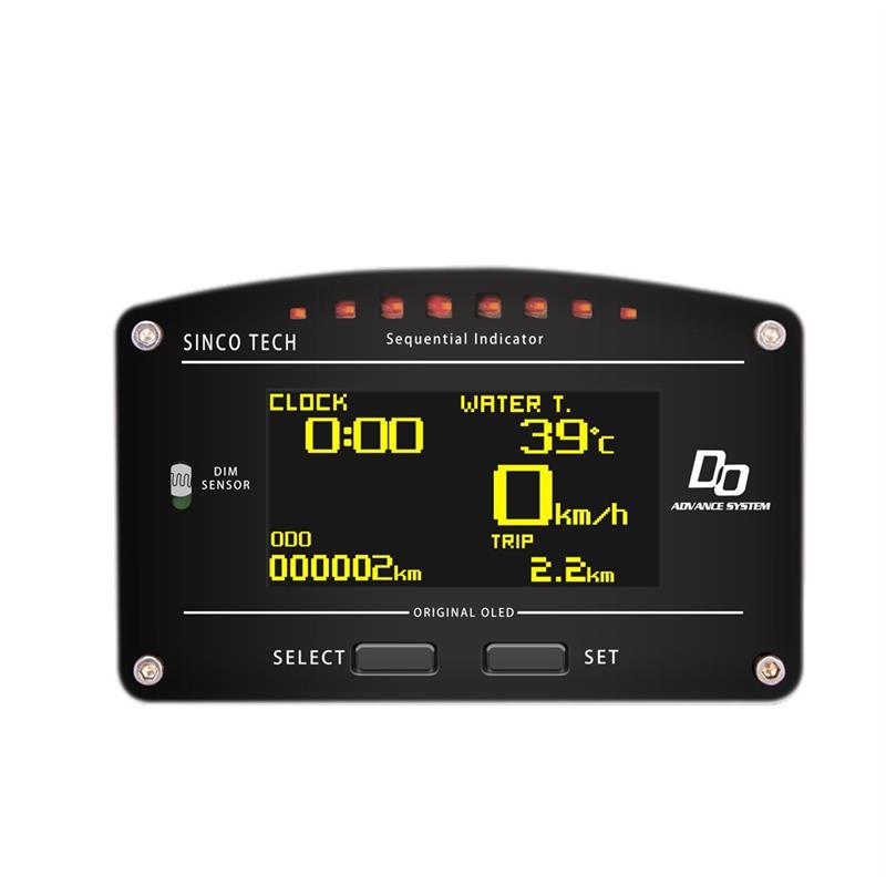 汽车改装多功能合一12V赛车改装车仪表ADVANCE ZD组合仪表DO907