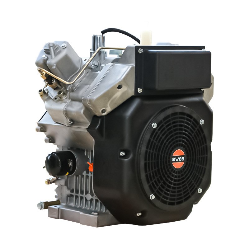 风冷柴油发动机 电启动   20HP  HD2VV88静音配机