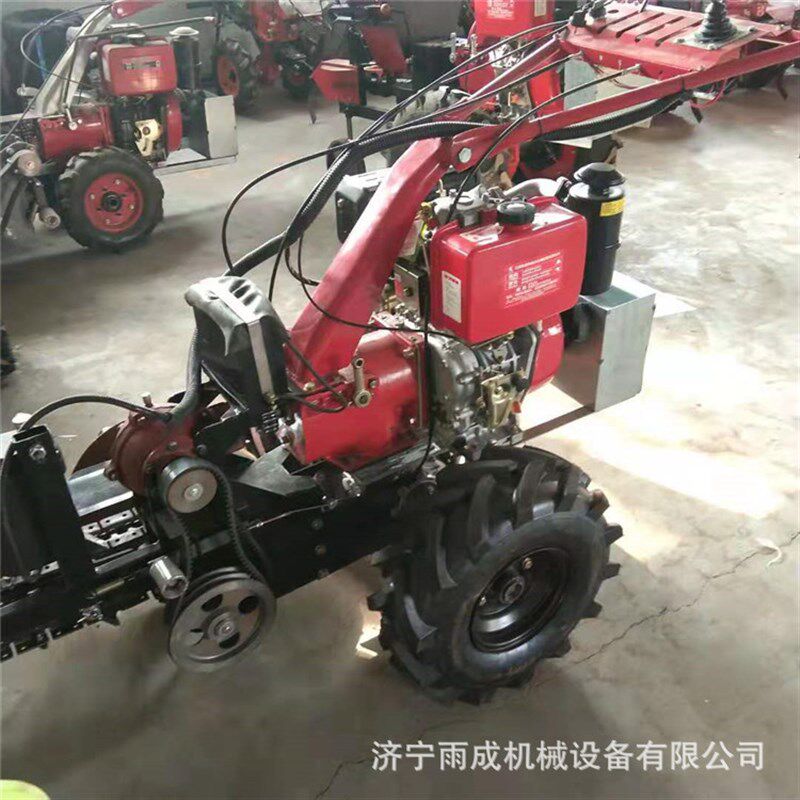 手扶式链条开沟机小型农用深沟挖沟神器工程管道开槽机果园开沟机