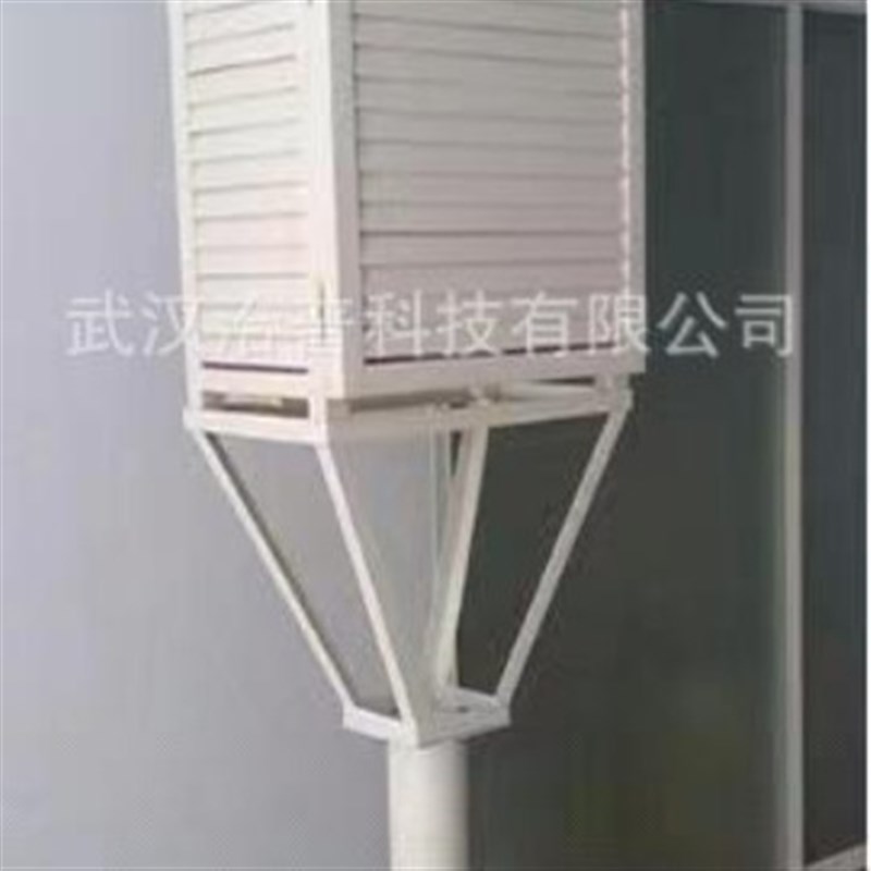 现货中型木质百叶箱温湿度计百叶L盒防风防雨测温百叶箱