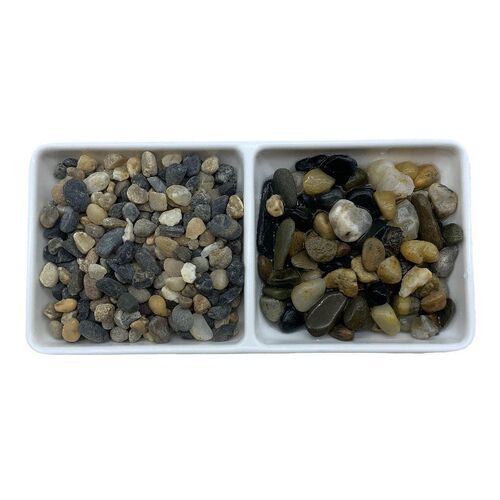 溪流石 小石头鱼缸造景花盆装饰鹅软石铺路 过X滤水草溪流石