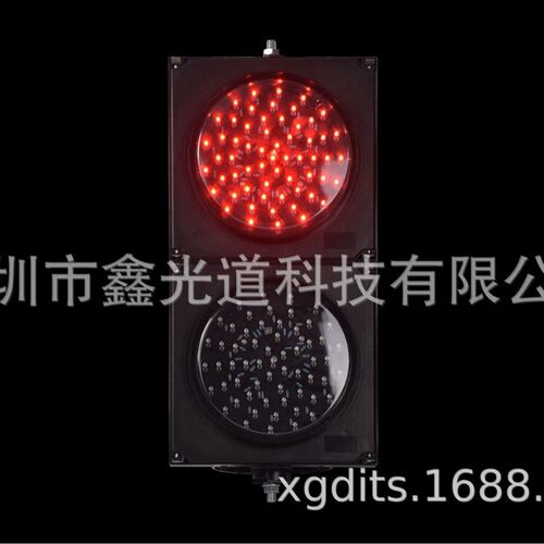 直销 200型两联体交通信号灯/红绿灯 机动车T警示灯红绿满盘灯
